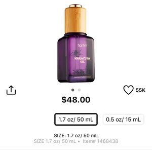 Tarte Maracuja oil, 1.7 oz, NEW