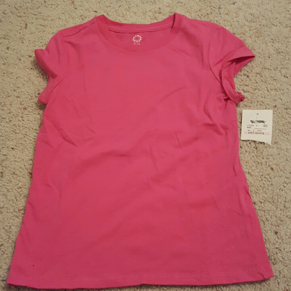NWT pink shirt sz 7/8