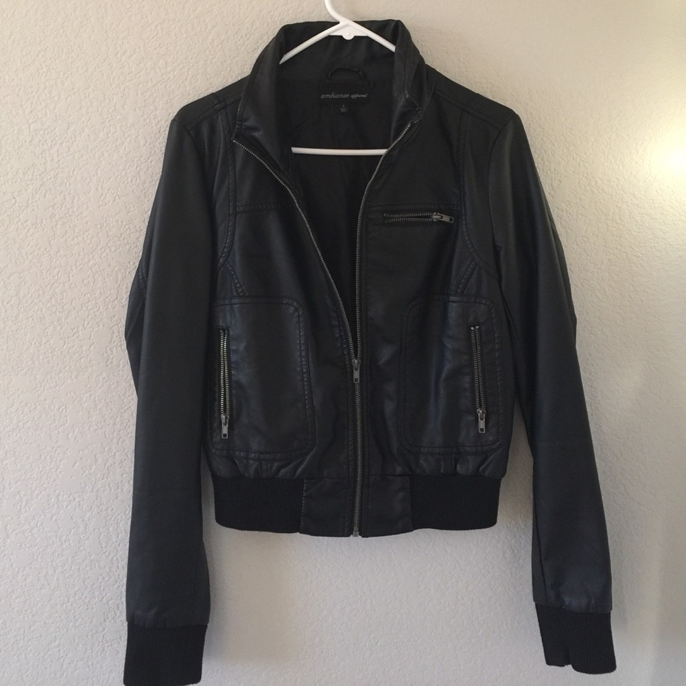 Faux Leather Jacket!