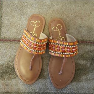 Jessica Simpson beaded sandal