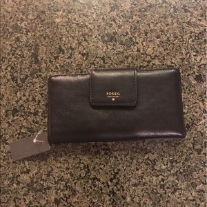 Fossil Black Leather Wallet
