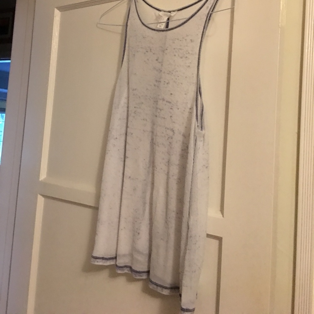 Sleeveless forever 21 sheer tee