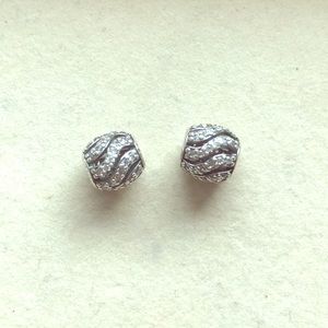Pair of two Pandora winter wisp charms