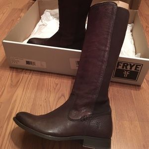 FRYE Women's Molly Gore Tall Riding Boot