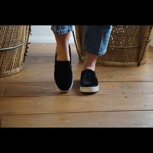 Quilted slip on sneaker