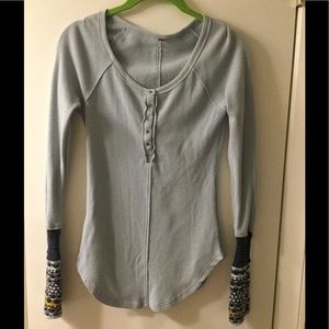 Free People thermal shirt