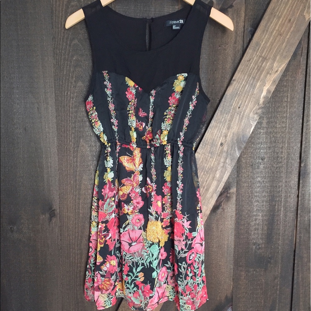 Floral skater dress