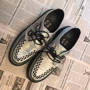 TUK Iridescent creepers in amazing condition!