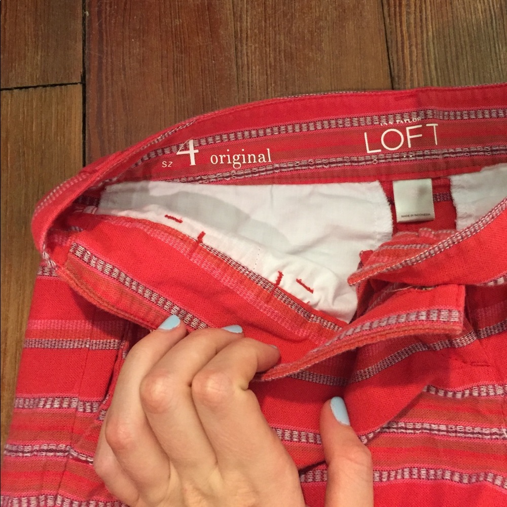 LOFT Aztec stripe shorts - Picture 2 of 3