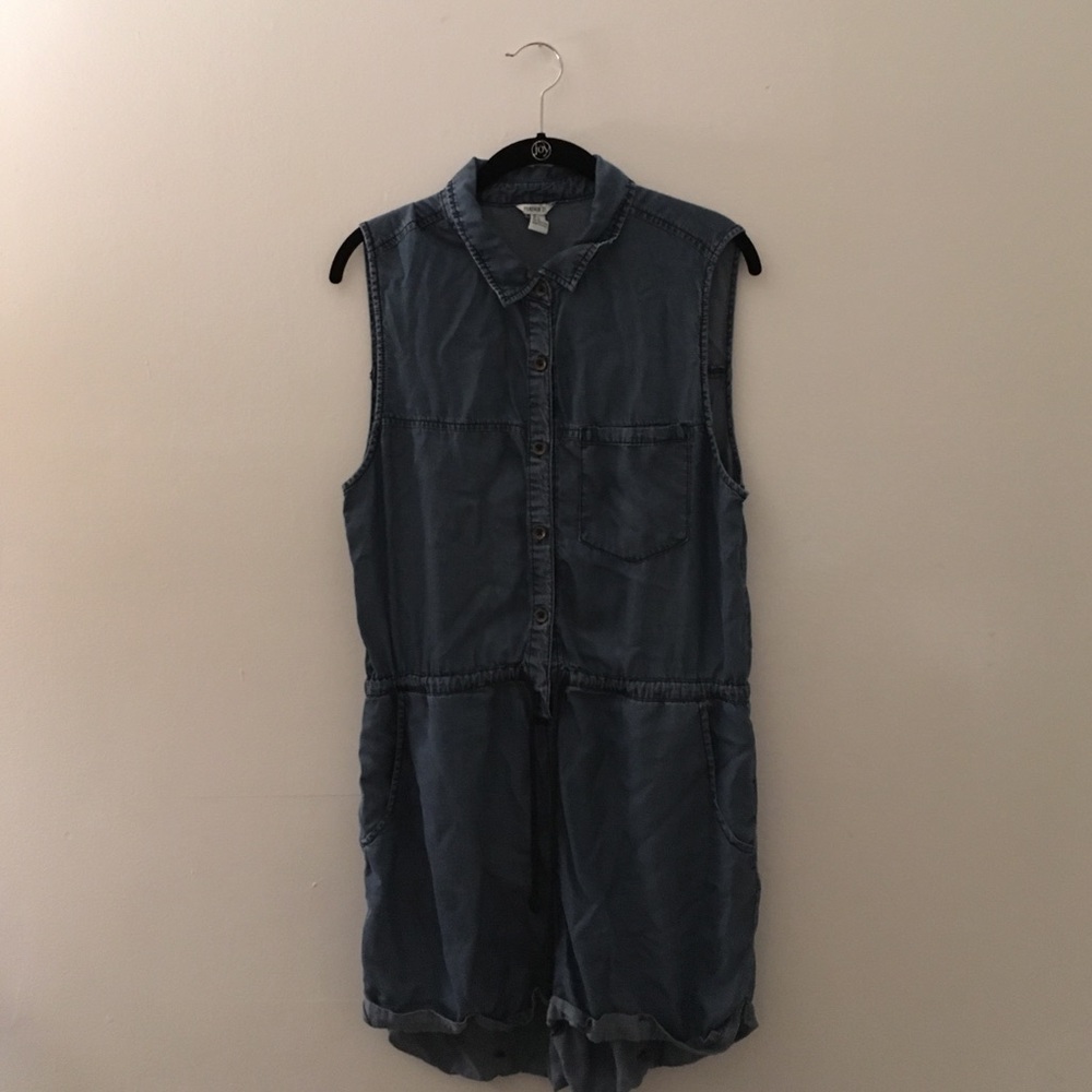 Forever 21 Denim Romper