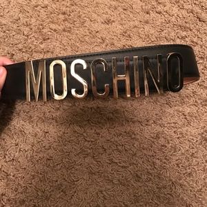 MOSCHINO leather belt