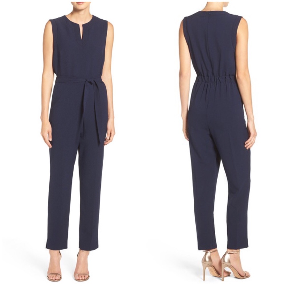 BNWT size 2 VINCE CAMUTO navy Jumpsuit