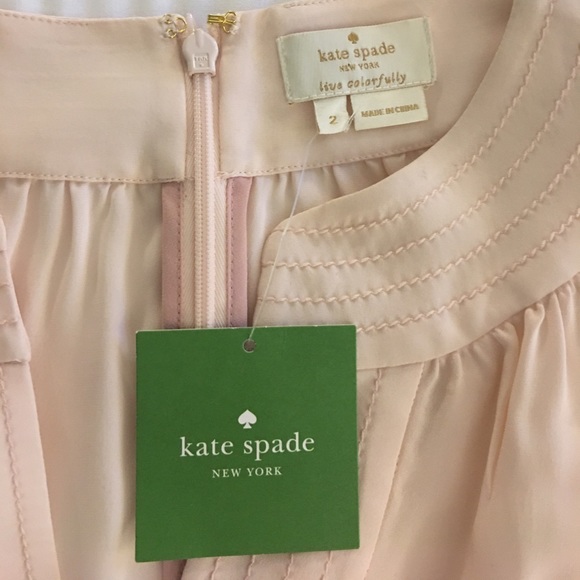 Kate Spade New York Silk Flutter Sleeve Top - Picture 3 of 8