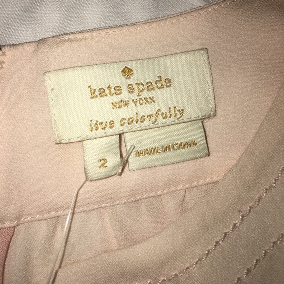 Kate Spade New York Silk Flutter Sleeve Top - Picture 4 of 8