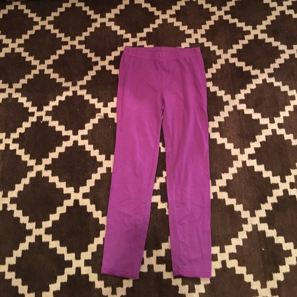 Purple leggings