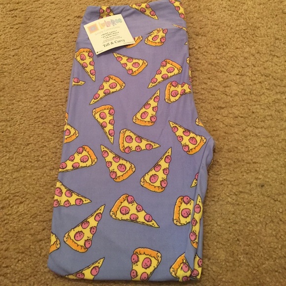 🙊REDUCED🙊 NWT Lularoe Vintage Pizza leggings - Picture 1 of 2