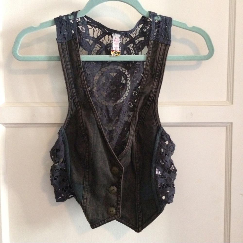 FREE PEOPLE Lace Vest