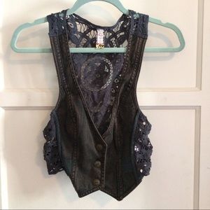 FREE PEOPLE Lace Vest