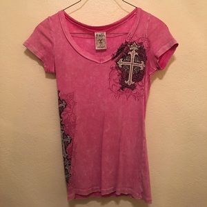 Vocal distressed shirt