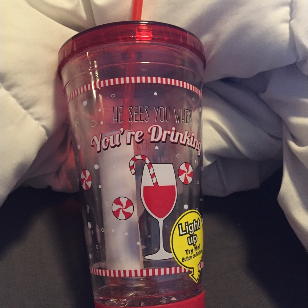 Christmas drinking tumbler