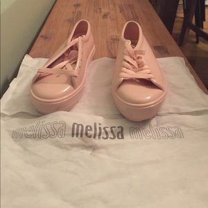 NEW!!!! Melissa light pink sneakers