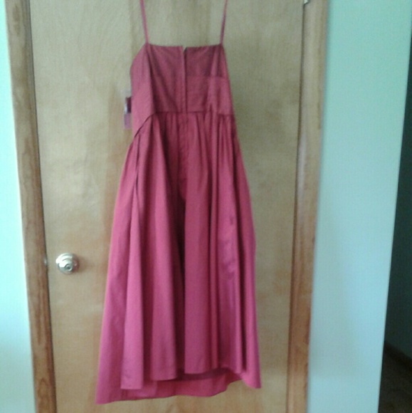 New Sz 12 Strapless Dress Marlot Color - Picture 2 of 8