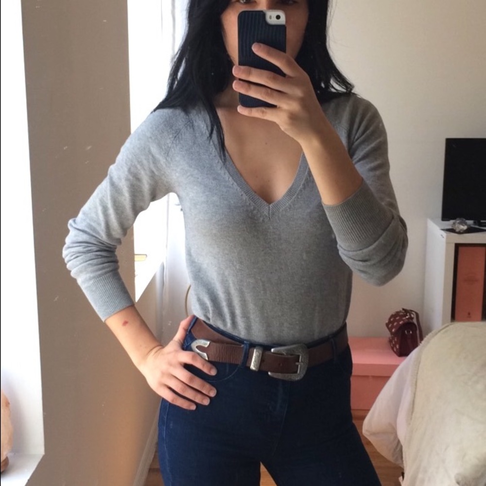 Grey Zara Top