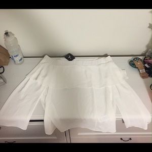 Off the shoulder long sleeve