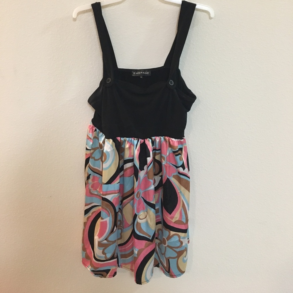 Black floral top