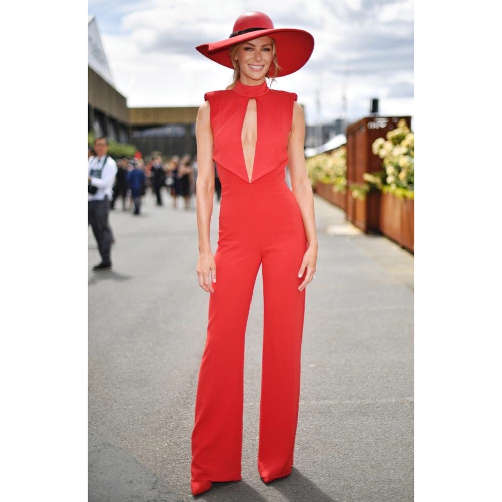 NWT Melbourne Red Cut Out Pantsuit