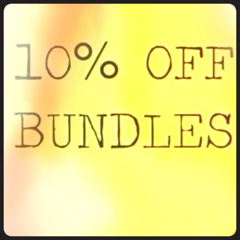 10% off bundles!