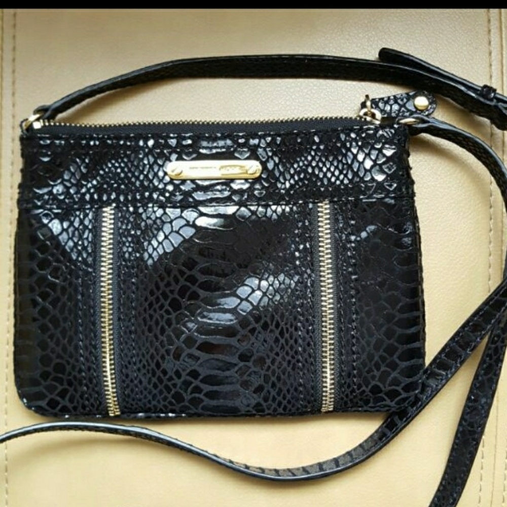 New Michael Kors crossbody snake black