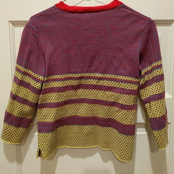 Kenzo Jacquard Intarsia Knit Sweater - Picture 6 of 6
