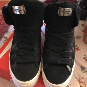 Coach sneakers size 6.5 in women's