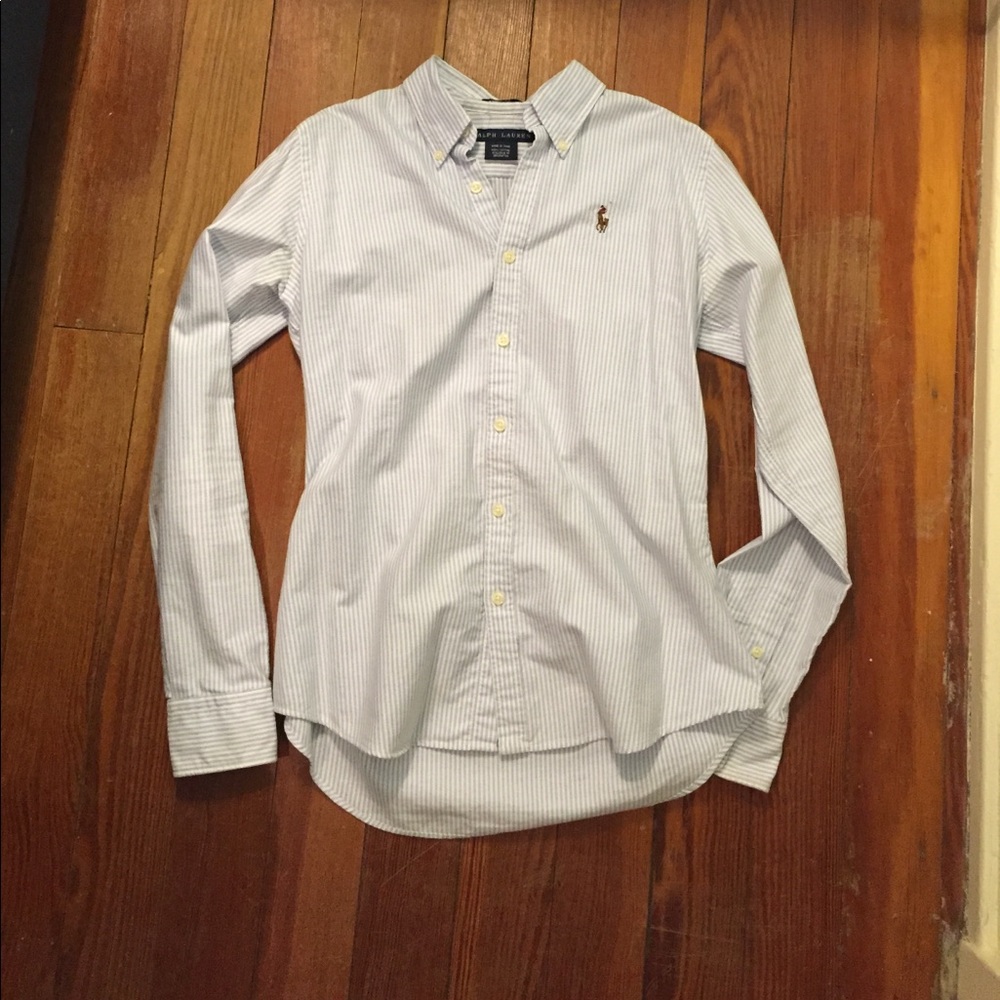 Ralph Lauren classic stripe button down