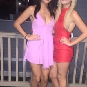 Tobi light purple dress so comfy and cute