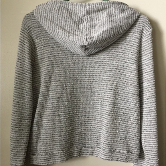 Hoodie Crop Sweater - Picture 2 of 3