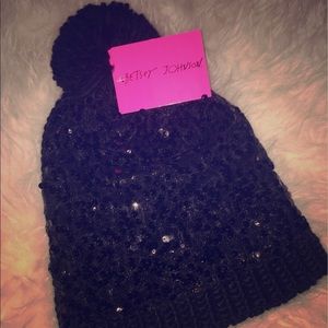 Brand New Betsey Johnson Beanie with tag