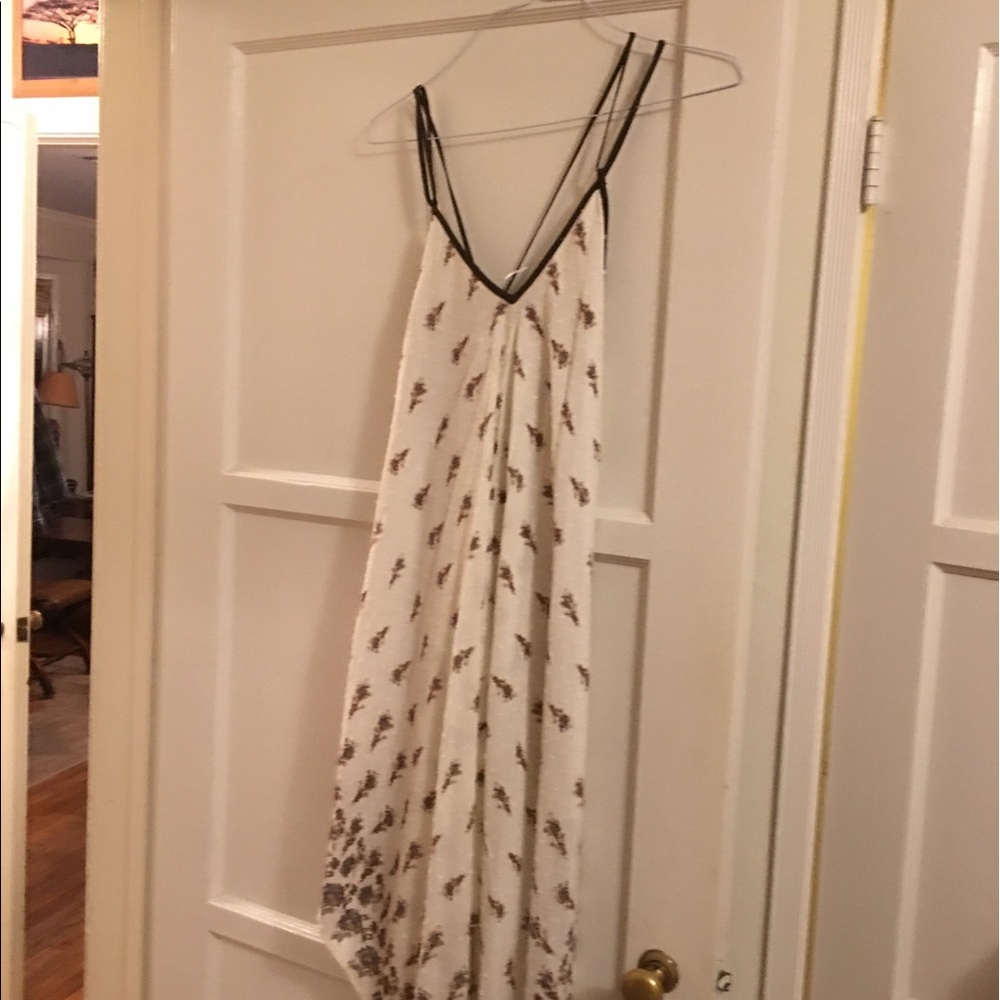 Cream spaghetti strap dress