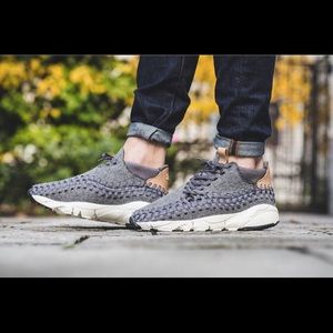 Nike Air footscape woven chukka mens GREY WOOL
