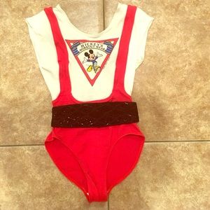 80's vintage Mickey Mouse leotard