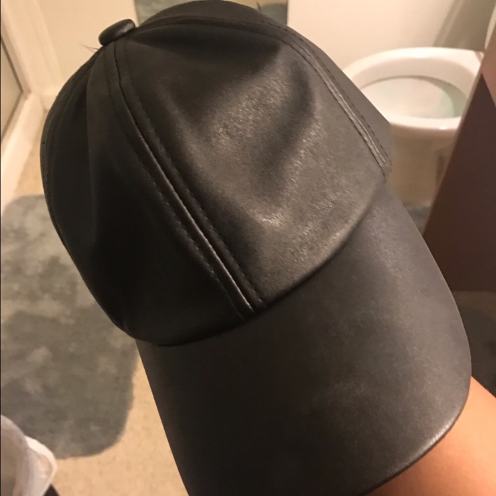Leather hat
