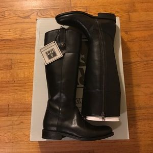 NWT Frye black Jayden tall boots