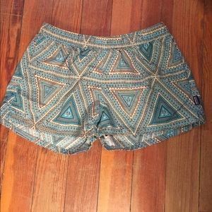 Patagonia Aztec boardie shorts