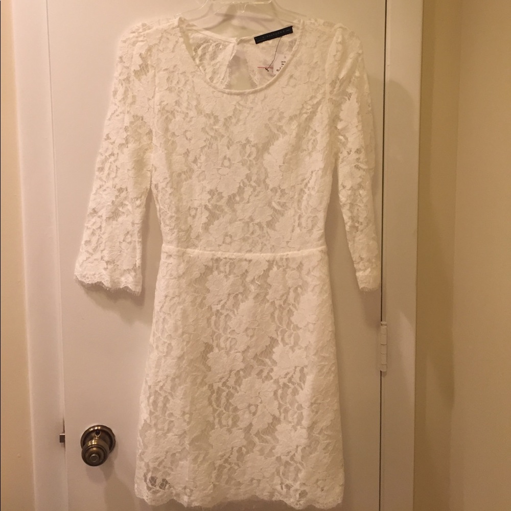 White Lace Dress NWT