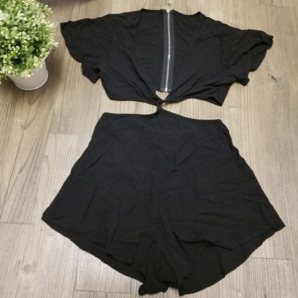 Black One-piece Romper Size Small