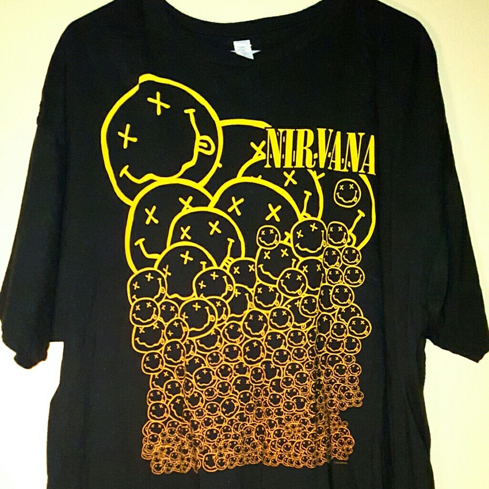 Nirvana Kurt Cobain Black shirt