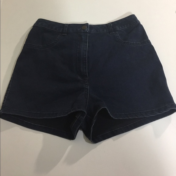 Brandy Melville Pants - Brandy Melville High Waisted Jean Shorts, 40 Italy