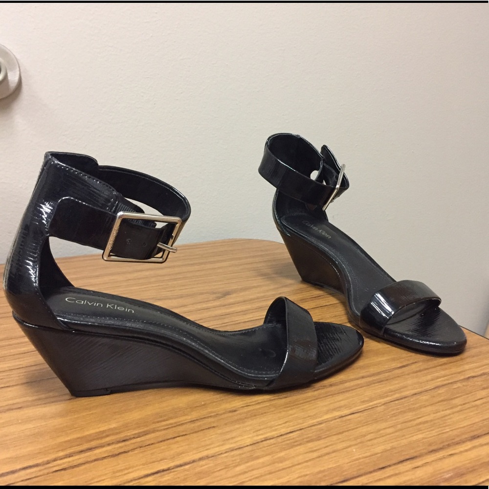 Calvin Klein wedge sandals