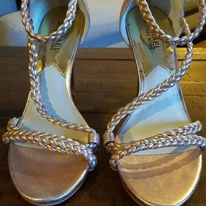 Michael Kors Metallic Heels